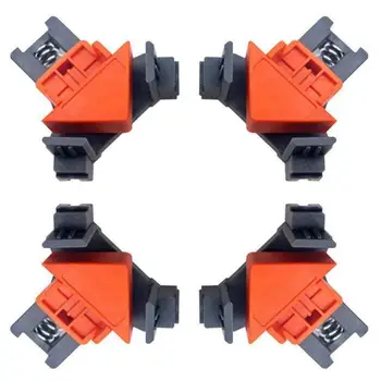 

4pcs Multifunctional Right Angle Fixing Clip Corner Clamp Frame Woodworking Positioning Right Angle Locator Hand Tool