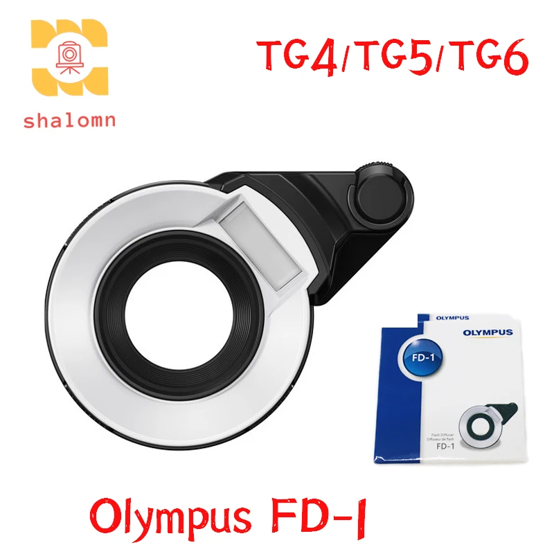 

New FD-1 FD1 Flash Diffuser LED Light Quide Macro Ring Auxiliary Flash For Olympus Tough TG-4 TG-5 TG-6 TG4 TG5 TG6 Camera