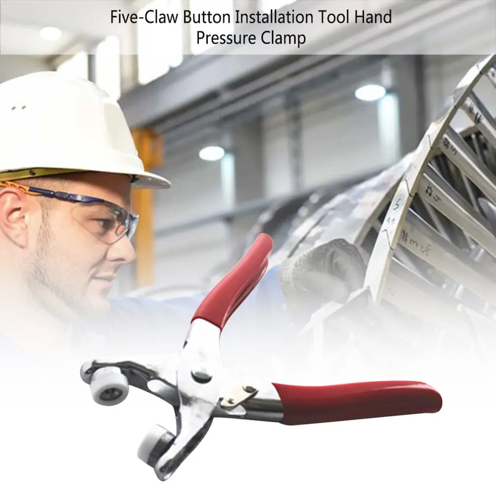 Prong Snap installation Hand Pressure Clamp Tool Durable Use Conjoined Design Machine Solid Snap Button Hand Clamp