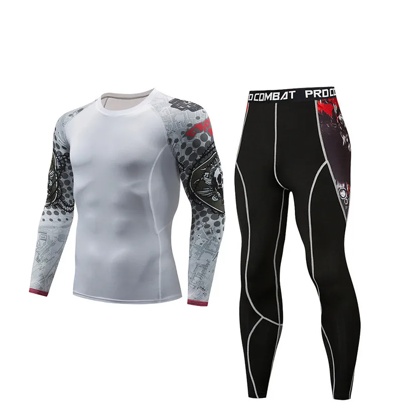 Зимнее высококачественное мужское термобелье спортивный костюм Антибактериальный холодный мужской Хит футболка psg трек и полевая одежда Jordan
