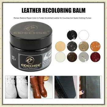 

Brand New Leather Repair Cream Refurbish Repair Tool For Car Seats Sofa Scratch Rips Tares Scuffs Holes Leather Shoes Restore
