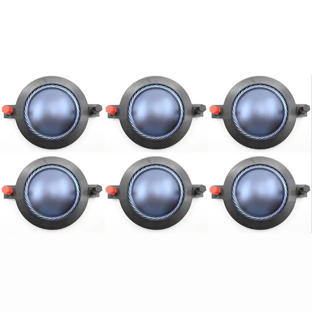 6pcs Replacement For B&C DE75 DE750 DE82 DE85,DE750TN, EAW CD-5001 8 ohm High Quality Aftermarket Diaphragm Blue film