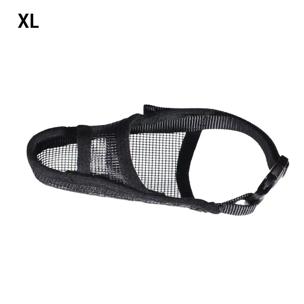 Дышащий чехол для рта собаки Регулируемый мягкий коврик для рта для средних и больших собак противоукусный жевательный стоп товары для домашних животных