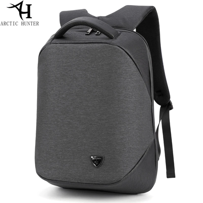Gray Backpack Мужская мода usb зарядка сумки для ноутбука большой емкости Мужской Водонепроницаемый Многофункциональный рюкзак для путешествий Деловые Компьютерные рюкзаки - Цвет: Gray Backpack