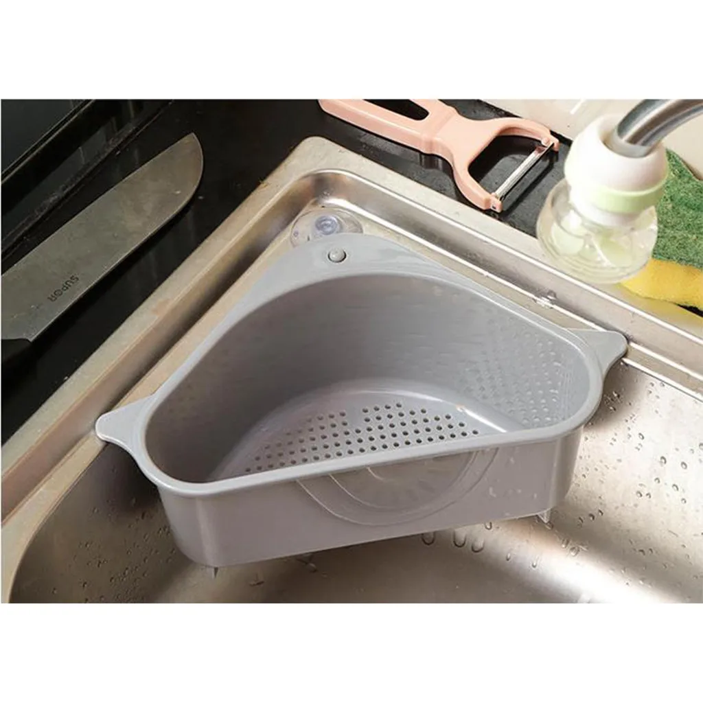 Кухонная раковина многофункциональная стойка для хранения многоцелевой моечной чаши губка сливная Полка на присоске кухонный Органайзер из пластика
