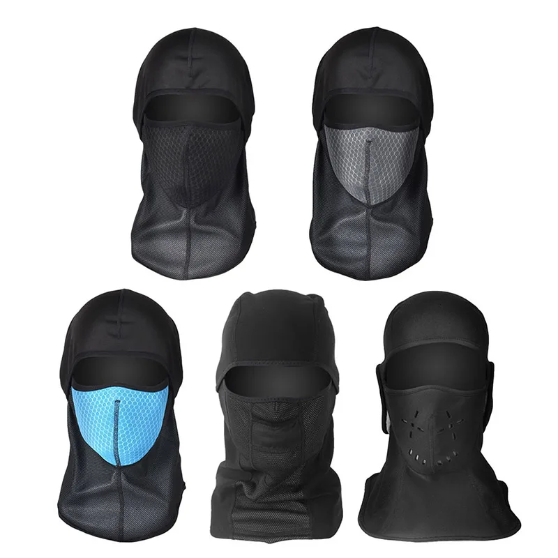 3-в-1 Зимняя Маска для лица из теплого флиса Велоспорт головка покрывающий голову шарф для спорта, Походов, Кемпинга маски для бега