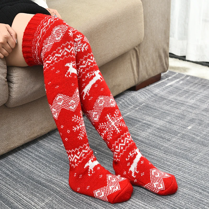 Boot Socks Famale Over Knee Thigh Socks 