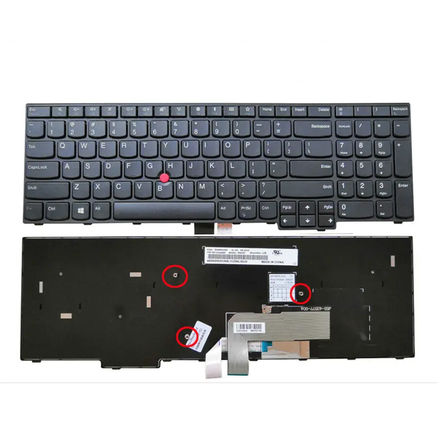 Новая английская клавиатура для ноутбука Lenovo IBM ThinkPad E570 E570c E575 |
