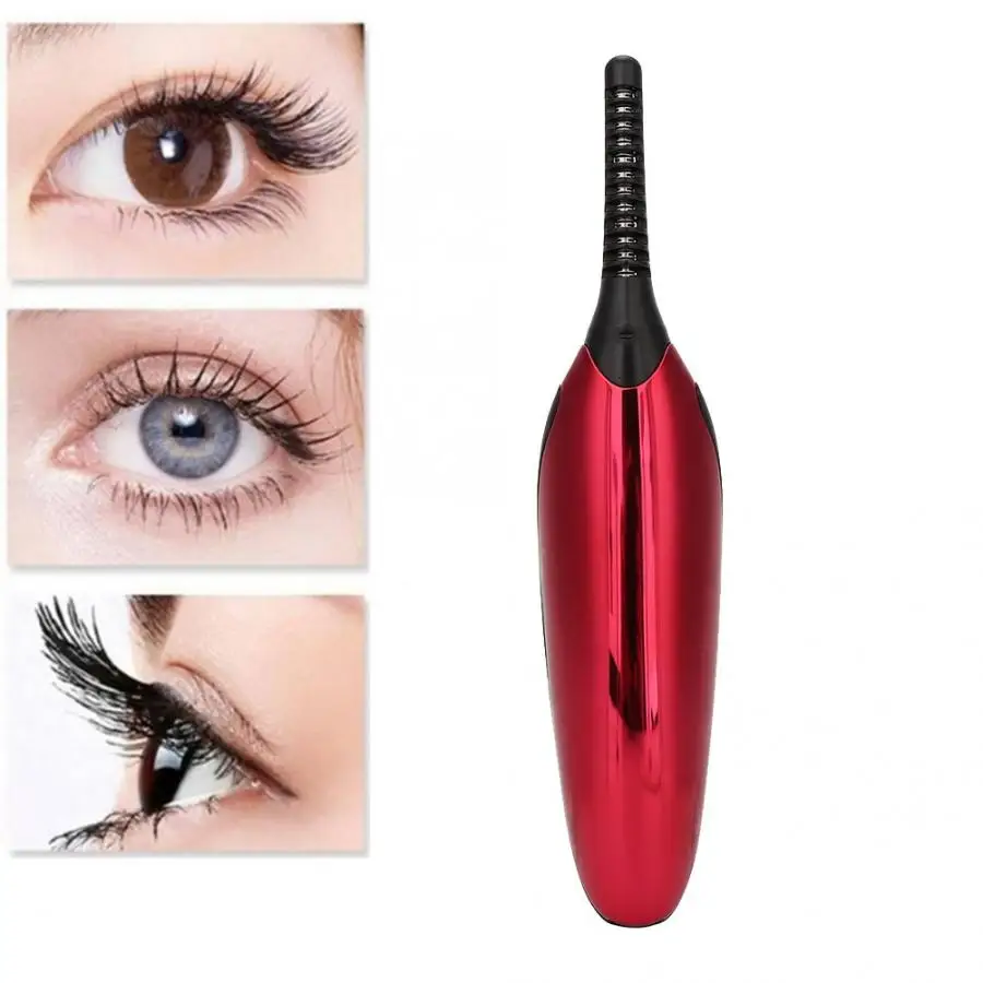 

Portable Mini USB Electric Eyelash Curler Fast Heating Long Lasting Eyelash Curling Tool s