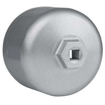 

Aluminum Cartridge Style Oil Filter Wrench Filter Housing Cap 86mm for BMW Volvo (Silver)