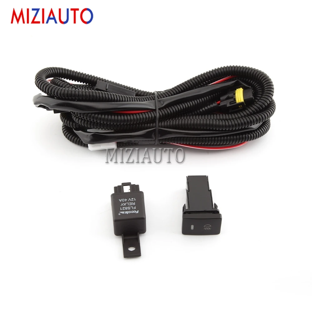 Full Set Fog Light Spot Driving Lamp KIT For Nissan QASHQAI