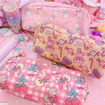 

Kawaii Rabbit New Pencil Case Unicorn Pencil Box Comestic Bags Pencil Bag Cute School Supplies Stationery Gift School
