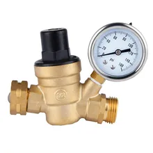 DN20 3/4 дюймовый латунный бытовой водопроводный редукционный клапан давления горячей воды регулируемый регулятор оборудования питьевой воды