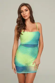 

Strap Sexy Dress Elegant Fashion Hollow Out Bodycon Night CLub Banquet Celebrity Party Dress Mini