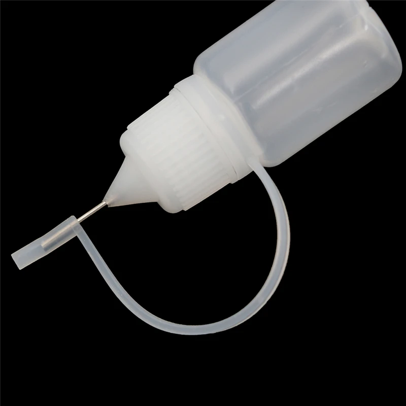 5 개/몫 5ml 전자 시가 Dropper 빈 병 PE 플라스틱 주스 눈 액체 솔벤트 라이트 오일 컨테이너 바늘