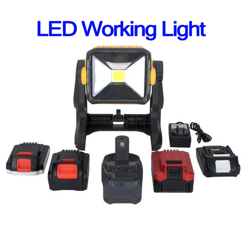 For DeWalt Makita Ryobi 18V 20V Led 