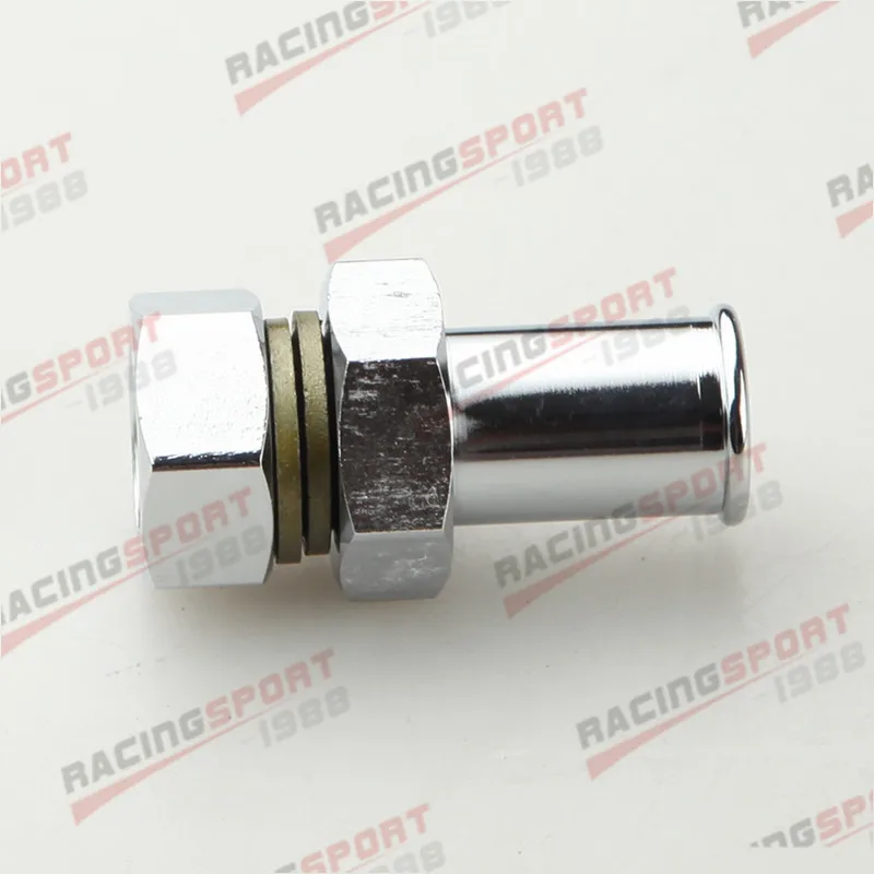 5/8" Turbo Oil Pan Return Drain Plug Adapter Bung Fitting Bolt On Hose