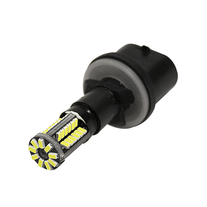 YCCPAUTO 2 шт. H27 881 880 светодиодный лампы 3014 57-SMD белый H27W H27W/2 светодиодный Противотуманные фары дневные фары лампа Дневной светильник DRL 12V