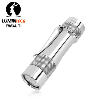 

Lumintop FW3T(FW3A TI) 18650 flashlight triple LED Anduril firmware 2800 Lumens Titanium EDC flashlight