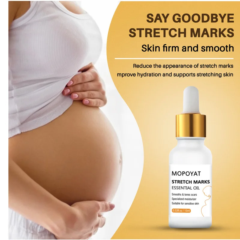 

Stretch Marks Removal Essential Oil 15ml Moisturizing Whitening Skin Care Maternity Skin Repair Remove Fat Lines Chest Stretch