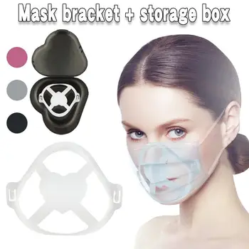 

8pc Washable Reusable 3d Mask Bracket Lnner Support Frame For Sport Women Prevent Lipstick Off Mouth Caps Washable mascarillas