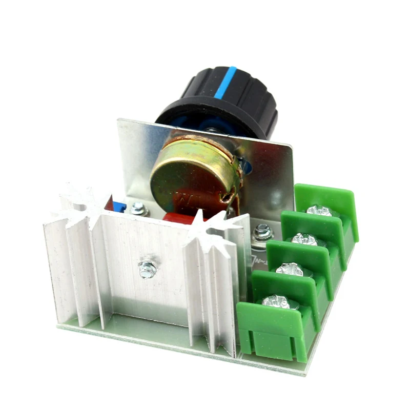 220V Voltage Regulator 2000W SCR Regulator Power Supply Adjustable Power Supply AC 220V LED Dimmer Adjustable Speed Controller