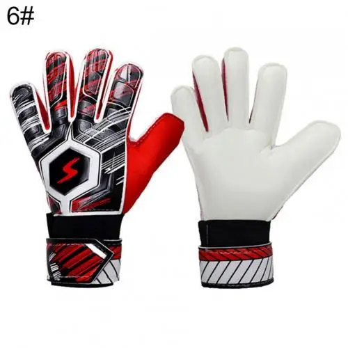 Guantes de protección de manos con dedos completos para portero de fútbol y niños adultos