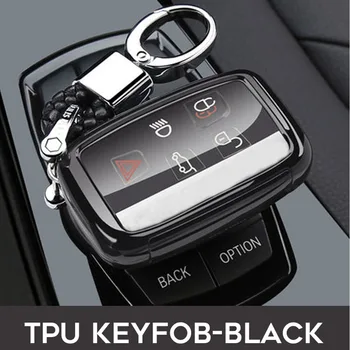 

TPU Car Styling Key Cover Case For Land Rover 4Evoque/Discovery 2 3/Vogue/X8/XFR/LR4/Jaguar XK XKR/F-Pace S-type fob KEY Holder
