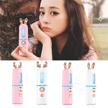 

Fawn Bunny Handheld Ion Nanomist Hydrating Beauty Facial Humidifier Steamer