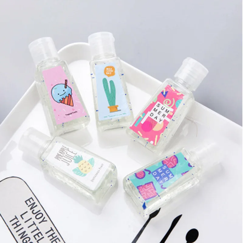 2000pcs Mini Bottle Waterless Hand Sanitizer Refreshing Gel Pocket Size 30ml Wash for Unisex Kids Office School Style | Красота и