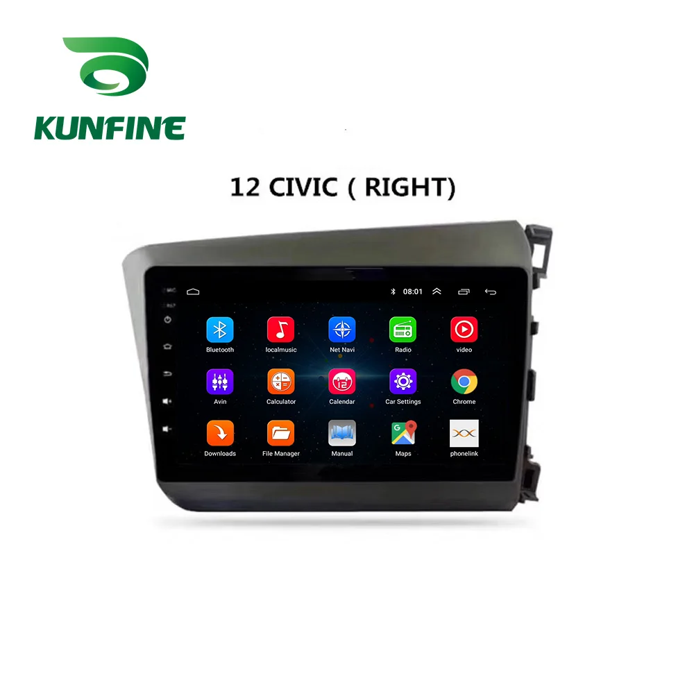 Android Car DVD GPS Navigation Multimedia Player Car Stereo For Honda CIVIC RIGHT 2012 2013 2014 2015 Radio Headunit5