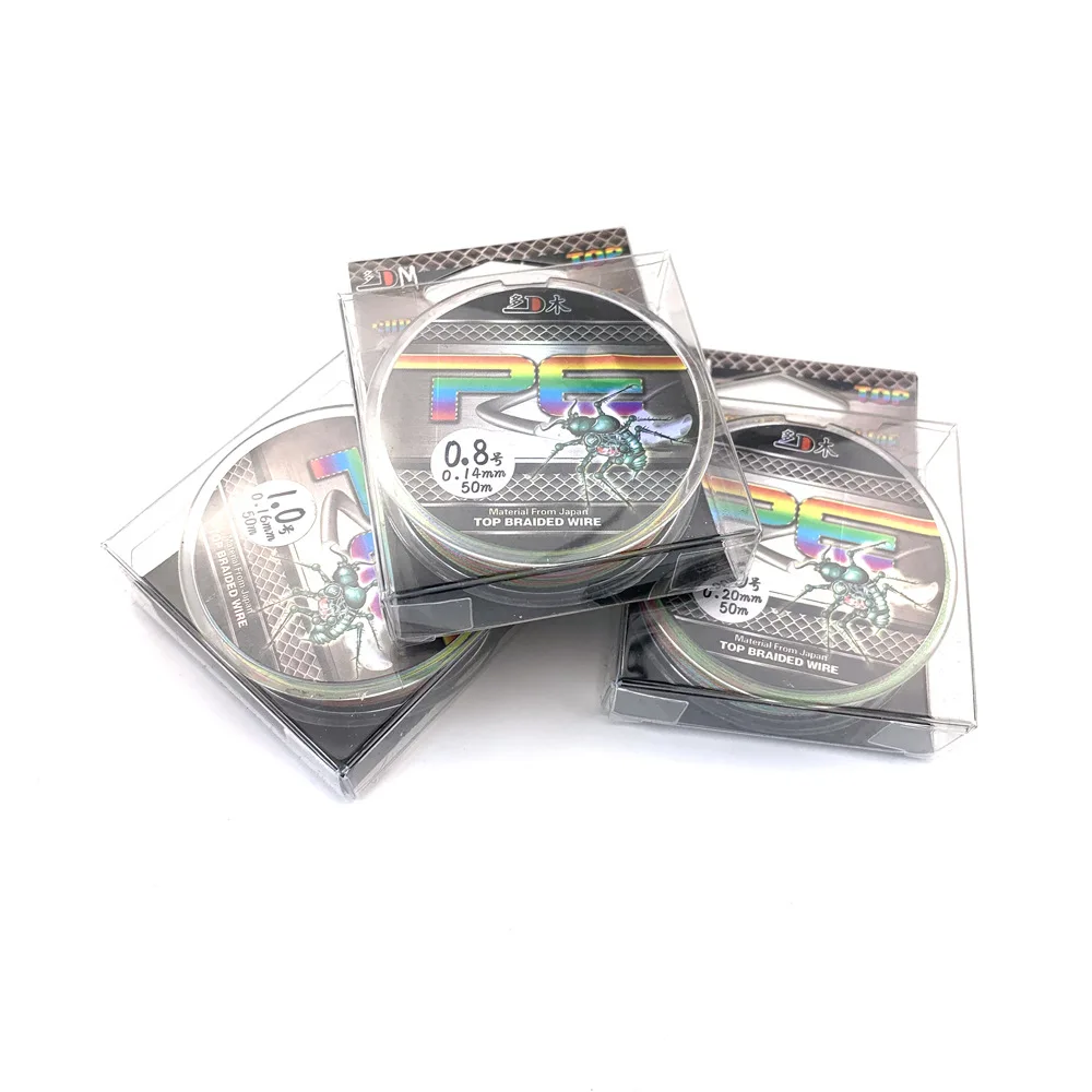 

Kaman Dragon Five-color Raft Fishing Counting Line Dyneema Fishing Line 4 Series Mainline PE4 Weaving Lure One Metre Yi Se 50 M