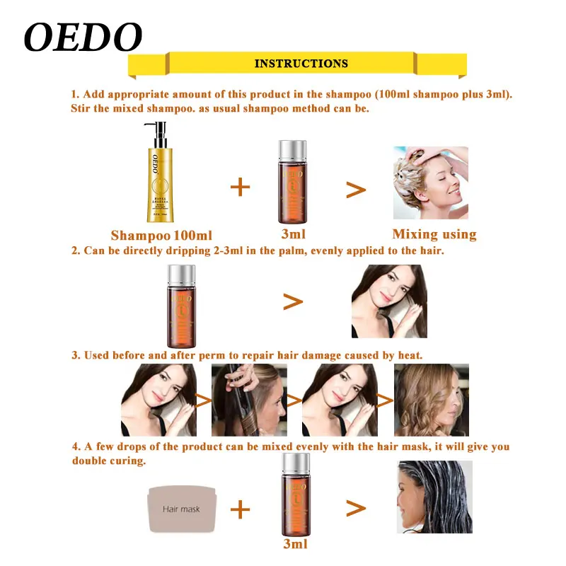 OEDO 2pcs/lot hair fast growing essence for bald essential oil treatment, preventing hair loss, effectively treating dry hair OEDO 2pcs/lot hair fast growing essence for bald essential oil treatment, preventing hair loss, effectively treating dry hair