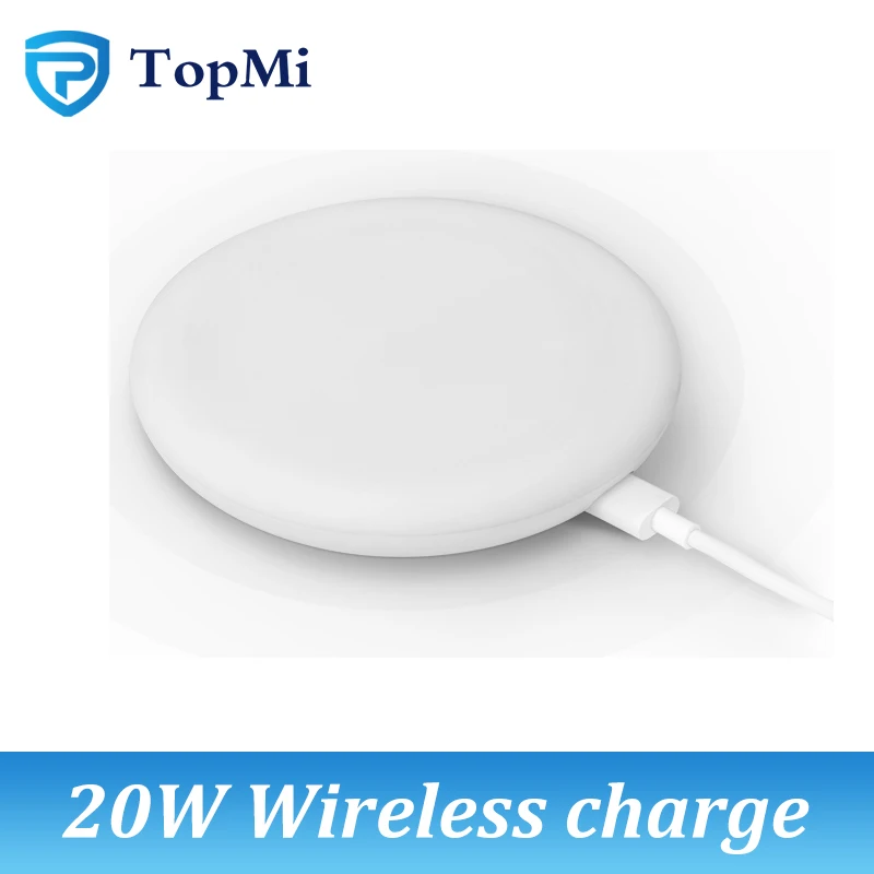 

New Original Xiaomi Wireless Charger 20W Max Qi Smart Quick Charge Type-C Fast Charger for Xiaomi Mi 9 Pro Mi 9 Smartphone