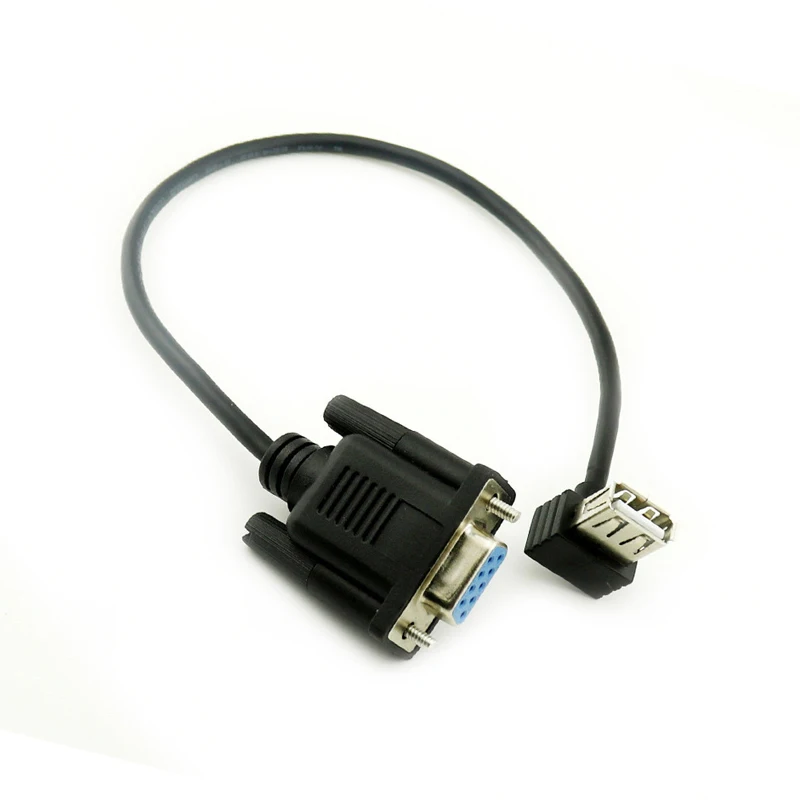 

RS232 DB9 Female to USB 2.0 Female Serial Cable Adapter Converter 9.8inch 25cm No external power needed