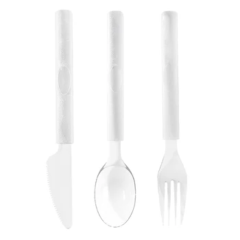 

100Pcs Disposable Clear Plastic Serving Utensils Reusable for Weddings