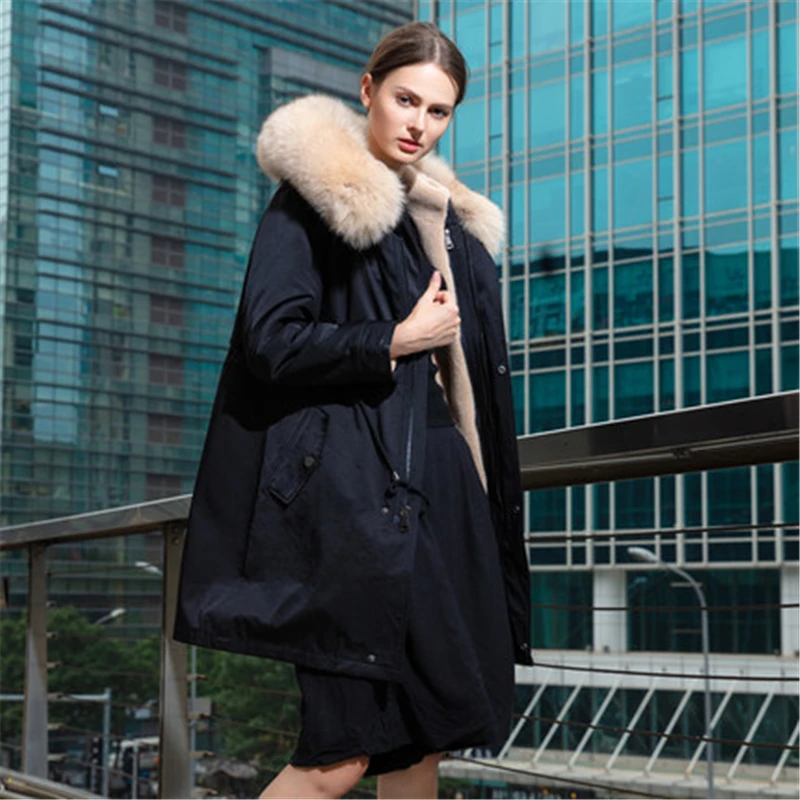 Высококачественная модная женская куртка зима 2020 новая свободная теплая меховая