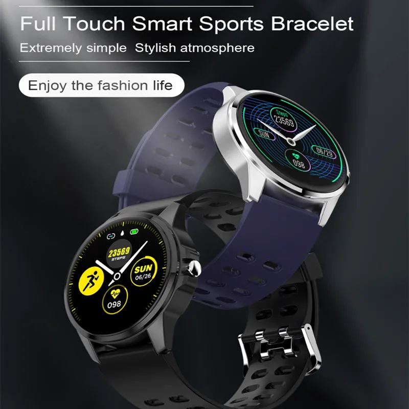 R23 Smart Watches Full Touch Waterproof Sports for iphone Phone Smart watch Heart Rate Monitor Blood Pressure For Women Men
