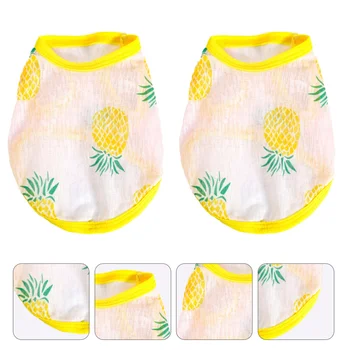 

2pcs Pet Sun Protection Clothes Guinea Pig Clothes Creative Pet Clothing