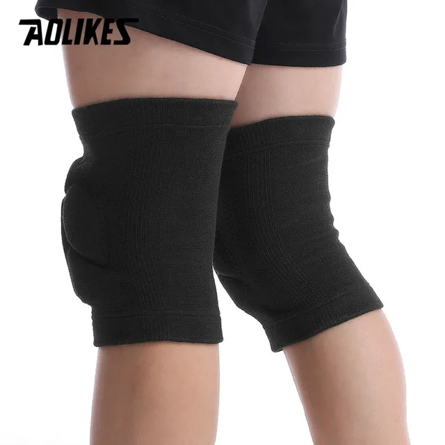 59640-17f32d.jpg AOLIKES 1 Pair Sports Thickening Knee Pads Volleyball Extreme Sports Kneepad Brace Support Dancing Yoga Elastic Knee Protector