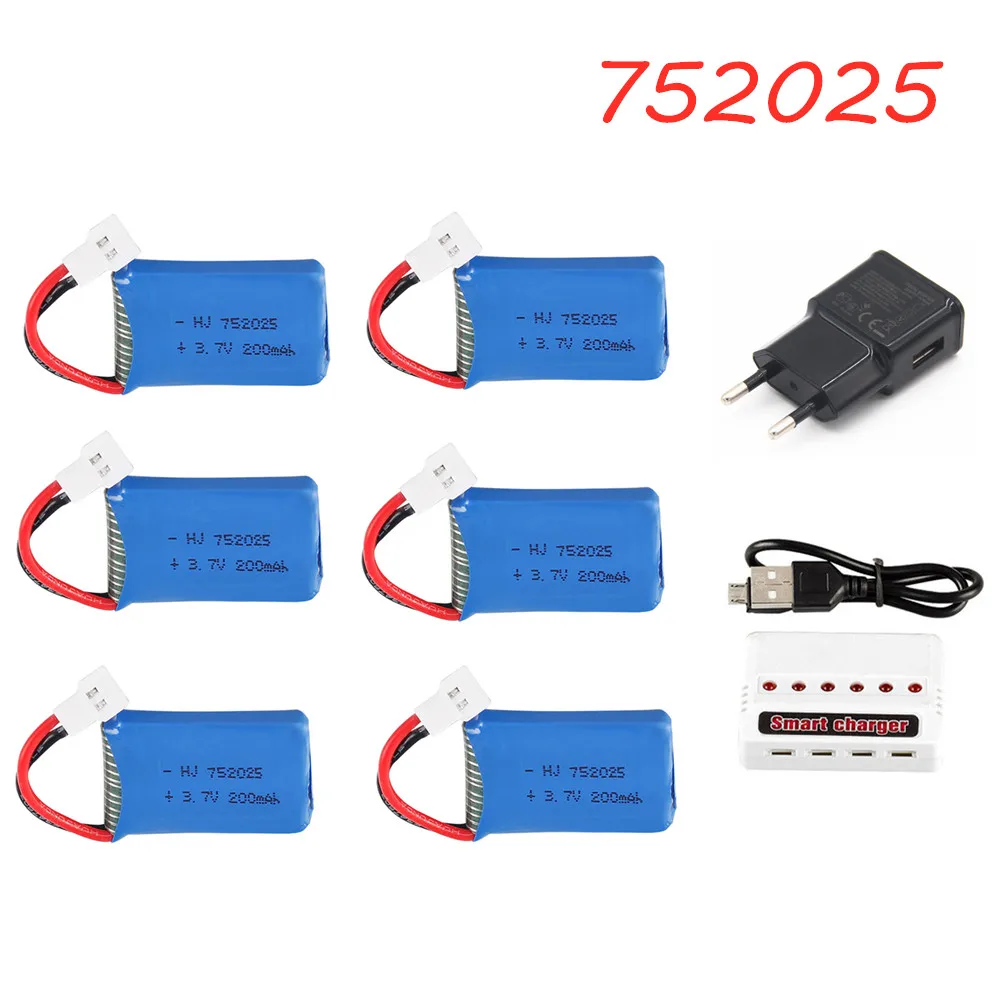 YUNIQUE GREEN-CLEAN-POWER 3.7V 500mAh für Syma X5 X5C Akkus, Silver