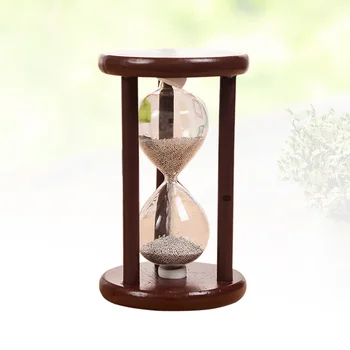 

1pc Hourglass Creative Wood Retro Practical Hourglass Sandglass Decoration Sand Clock Timers for Office