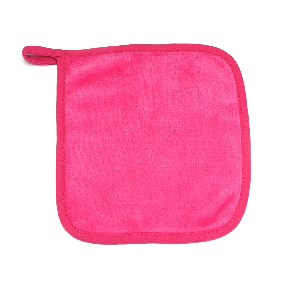 1Pc 20*20cm Reusable Microfiber Facial Cloth Face Towel Makeup Remover Cleansing Glove Tool Beauty Face Care Towel Cosmetic Puff 3