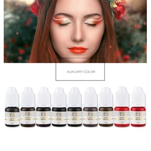 Перманентный макияж микро набор пигментов татуировки чернил косметический 15 мл набор для татуировки бровей губ Макияж смешанный цвет