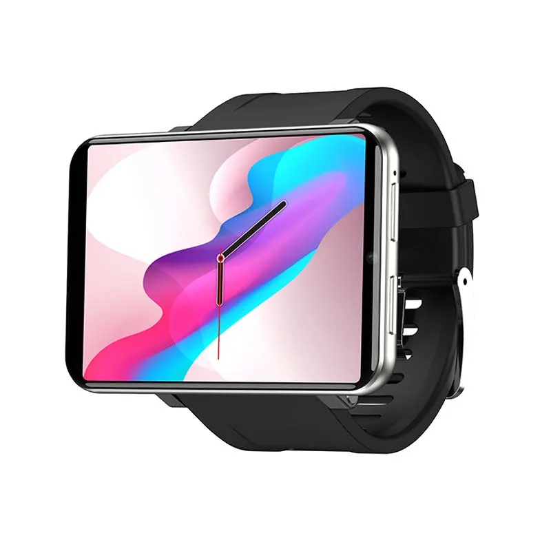 Серебристый Aolon 4G Смарт-часы Android 7,1 3 ГБ+ 32 ГБ 2,86 дюймов экран SIM карта gps WiFi большая батарея умные часы для мужчин и женщин - Цвет: Серебристый