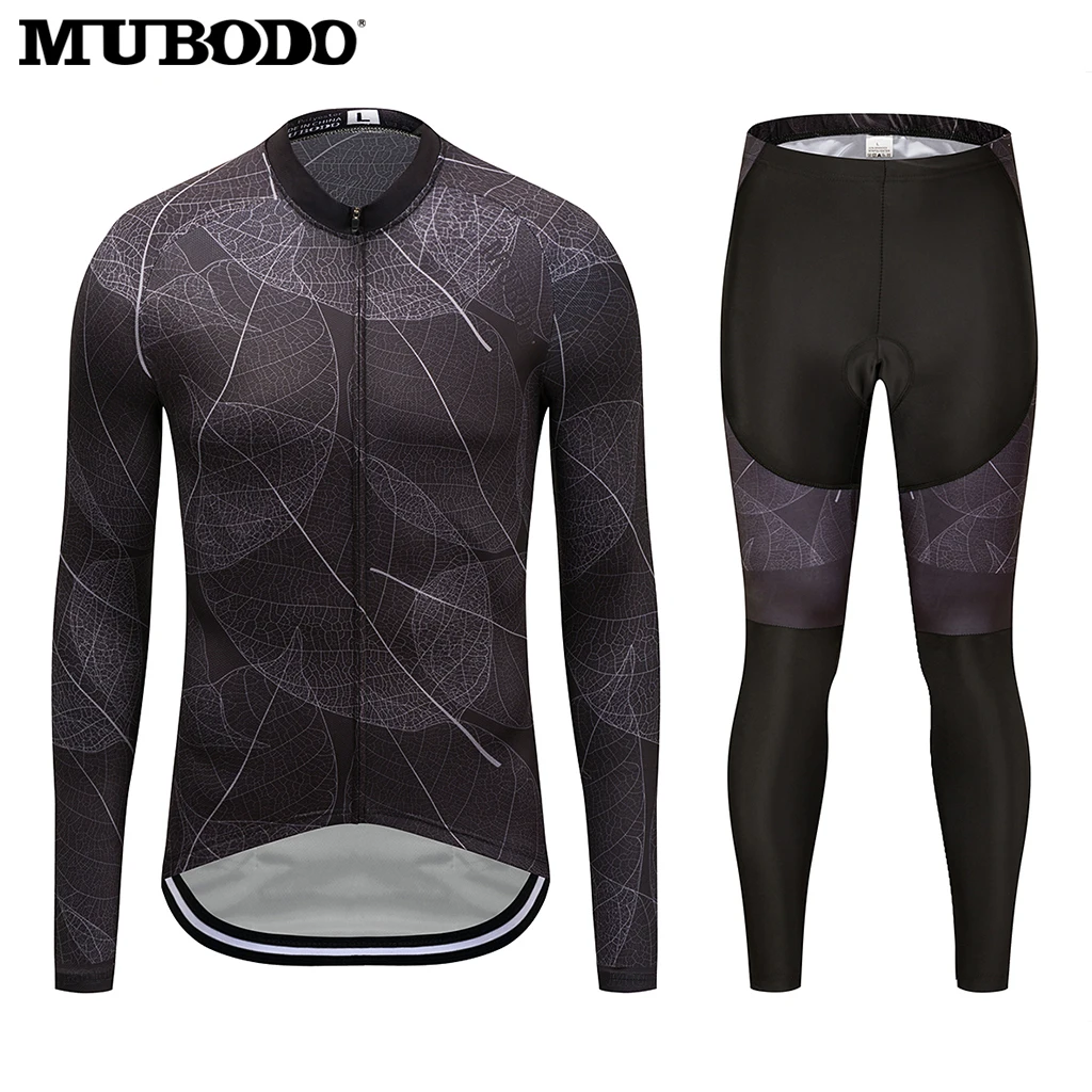 

MUBODO Manica Lunga Pro Maglie da ciclismo Uomini Mtb Abbigliamento Bicicletta Ciclismo Bike Sportwear Vestiti cycling jersey