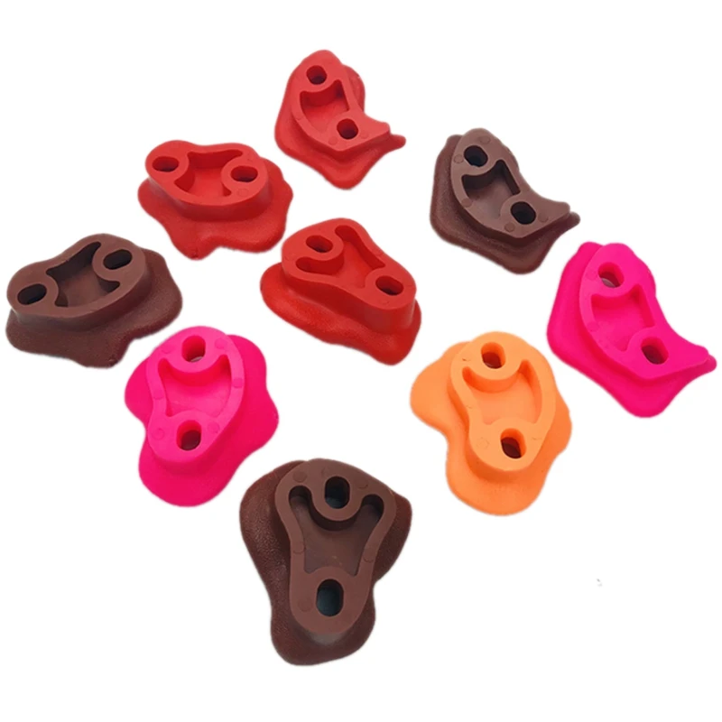 

12Pcs Ran Color Children Rock Climbing Holds Indoor Outdoor Kids Playground Build Climbing Accessories