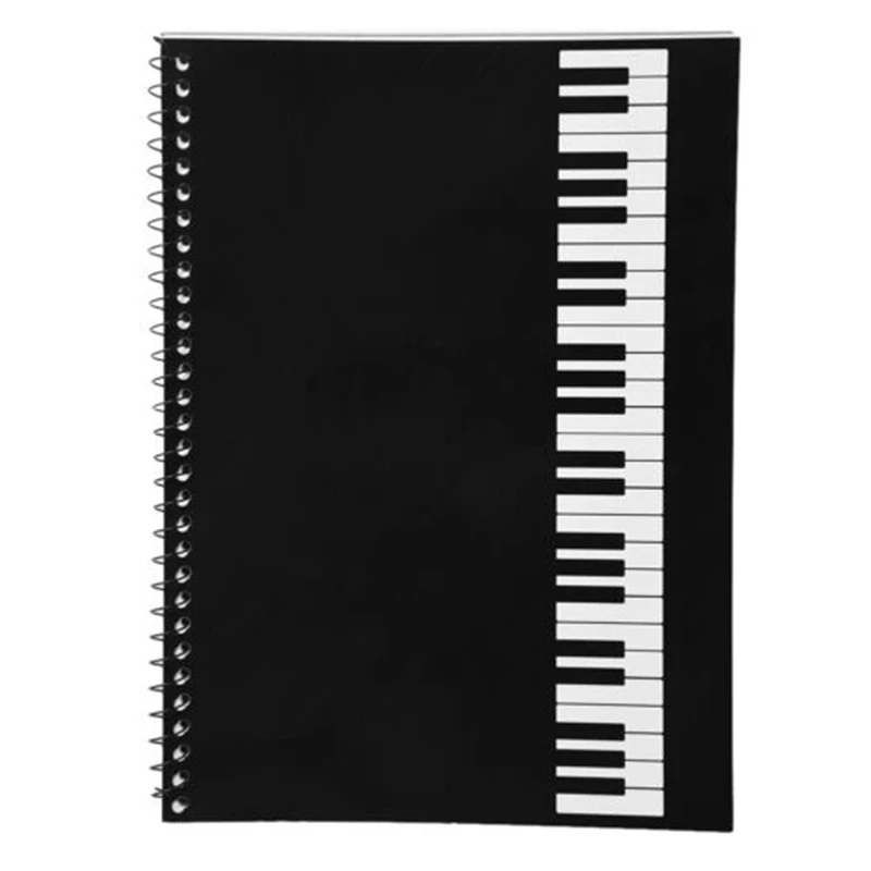 50 Sheet Staff Note Music Manuscript Paper Students Stationery Spiral Stave Notebook 100 Pages