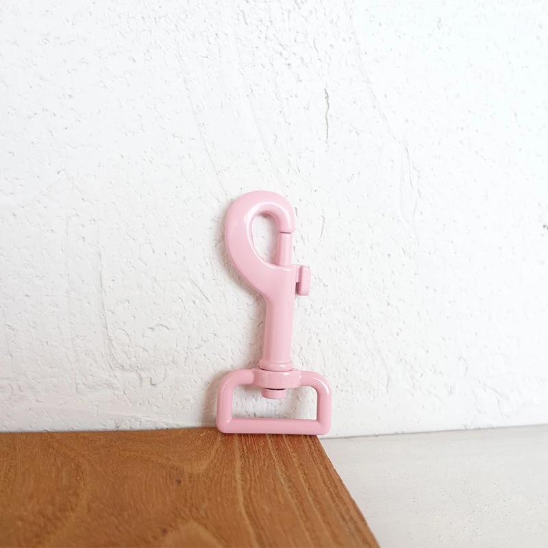 pink Металлическая розовая собачья застежка кирзит Крюк Пряжка оборудование для 25 мм тесьма DIY части собачьего поводка высокое качество CPK-25P - Цвет: pink