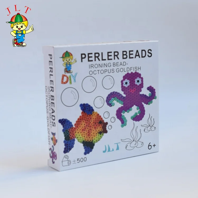 5mm ocean creatures hama beads kit fuse hama beads with templates accessories for kids DIY 3D puzzle Educational Toys